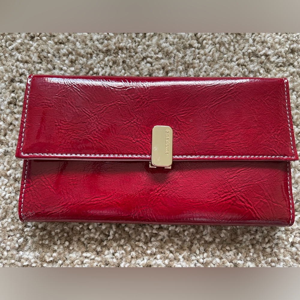 Liz Claiborne Red Leather wallet